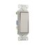 Commercial Grade Decorator Switch, 3Way, 15A, 120/277V, Sg, 7503SG-K-L