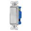 Decorator Switch, 15A, 120/277V, Back Push Wiring, Slvr Gran, Four-Way 752759, 7504SG-K-L