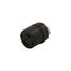 Safety Grip Locking Connector, #14-8 Awg, 15A, 125V, Black, Safety Grip, L1-15, 2-Pole, 2-Wire, 7506