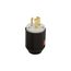 Auto Grip Locking Plug, 10A, 15A, Industrial, 125/250V, Auto Grip, Non-Nema, 3-Pole, 3-Wire, 7567N