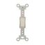 Wallplate Toggle Insert, Light Almond, 756LA