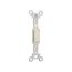 Wallplate Toggle Insert, Light Almond, 756LA