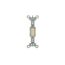 Wallplate Toggle Insert, Ivory, 756V