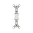 Wallplate Toggle Insert, White, 756W