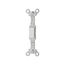 Wallplate Toggle Insert, White, 756W