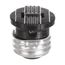 Socket Adapter, 1 Socket To 1 125V Nema 1-15R Outlet, Polarized, 125V, Black, Nema 1-15R, 660W, 758B-BOX