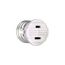 Lampholder Socket Adapter, 1 Socket To 1 125V Nema 1-15R Outlet, 125V, White, Nema 1-15R, 660W, 758W-BOX
