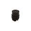 Safety Grip Locking Connector, 15A, 125V, Black, Midget, Ml2, 2-Pole, 3-Wire, 0.28 To 0.42 In, 7593
