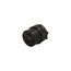 Safety Grip Locking Connector, 15A, 125V, Black, Midget, Ml2, 2-Pole, 3-Wire, 0.28 To 0.42 In, 7593