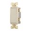 Commercial Switch, #14-10 Awg 15A, 120/277V, Light Almond, Motor Control, Fan, 1-Pole 647543, 7601LA-BOX