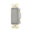 Commercial Switch, #14-10 Awg 20A, 120/277V, Gray, Motor Control, Fan, 1-Pole 647277, 7621GY-BOX