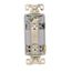 Commercial Switch, #14-10 Awg 20A, 120/277V, Gray, Motor Control, Fan, 3-Way, 7623GY-BOX