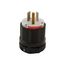Arrow Hart Safety Grip Straight Blade Plug, #18-12 Awg 20A, 277V, 7-20P, 2-Pole 3-Wire, Screw, 7624N