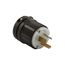 Arrow Hart Safety Grip Straight Blade Plug, #18-12 Awg 20A, 277V, 7-20P, 2-Pole 3-Wire, Screw, 7624N