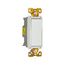 Commercial Switch, Lighted In Off Position, #14-10 Awg 20A, 120/277V, Motor Control, 7631W-BOX