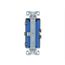 Commercial Combo Switch, Auto-Grnd, #14-#12 Awg 15A, Resi, 120/277V, Rocker, Black, 7728BK-BOX