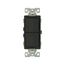 Commercial Combo Switch, Auto-Grnd, #14-#12 Awg 15A, Resi, 120/277V, Rocker, Black, 7731BK-BOX