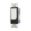 Full Led Nightlight, Dimmable, #14-12 Awg, 15A, Flush Mount, 120V, Back & Side Wiring, Black, 7737BK-BOX