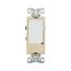 Full Led Nightlight, Dimmable, #14-12 Awg, 15A, Flush Mount 120V, Back/Side Wiring, Light Almond, 7737LA-BOX