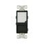 Led Nightlight w/ Switch, Auto-Grnd/Led Nightlight, #14-#12 Awg 15A, 120V, Rocker, Black, 1-Pole, 7738BK-BOX