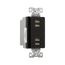 Usb Multiport Charging Station, 5A, Flush Mount, 5V, Black, 2-Pole 3-Wire, Grounding, 7750BK-BOX