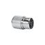 Locking Connector, #10-6Awg, 50A, 600 Vac, 250Vdc,Armored, 3-Pole, 4-Wire, Steel, 7764