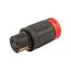 Locking Connector, #10-6Awg, 50A, 600 Vac, 250Vdc, Black, Red, 3-Pole, 4-Wire, 0.44 To 1.06 In, 7764EX