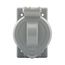 Receptacle Cover, Lift Lid Cover, Wet, Verticle, Self-Closing, Used w/ 50A Locking, 7770