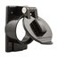 Lift Lid Cover, Self-Closing, Used w/ 50A Locking, Surface Mount, Black Receptacle, Wet, 1-Gang, 7788BK