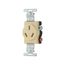 Arrow Hart Heavy-Duty Flush Mount Receptacle, #4 Awg, 20A, 125/250V, Side Wire, Ivory, 10-20R, 805V-BOX