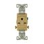 Commercial Specification Grade Single Receptacle, #14-10 Awg, 15A, 250V, SideWire, Ivory, 6-15R, 816V-BOX