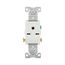 Commercial Specification Grade Single Receptacle, #14-10 Awg, 15A, 250V, SideWire, White, 6-15R, 816W-BOX
