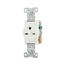 Commercial Specification Grade Single Receptacle, #14-10 Awg, 15A, 250V, SideWire, White, 6-15R, 816W-BOX