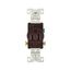 Commercial Specification Grade Single Receptacle, #14-10 Awg, 15A, 125V, SideWire, Brown, Pvc, 817B-BOX