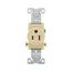 Commercial Specification Grade Single Receptacle, #14-10 Awg, 15A, 125V, SideWire, Ivory, Pvc, 817V-BOX