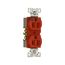 Arrow Hart Heavy-Duty Duplex Receptacle, #14-10 Awg 15A, Healthcare, 125V, Red, Pvc, 8200RD