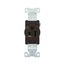 Arrow Hart Extra Heavy-Duty Single Receptacle, #14-10 Awg 15A, Healthcare, 125V, Brown, 8210B