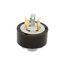 Safety Grip Locking Plug, Stand-Alone Box Packaging, 20A, 120/250V, Black, 3-Pole, 3-Wire, 825-BOX