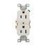 Commercial Grade Duplex Receptacle, #14-10 Awg 15A, 125V, SideWire, White, Duplex, Screw, 827W-BOX