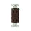 Arrow Hart Heavy-Duty Duplex Receptacle, #14-10 Awg 20A, 125V, Brown Face, Pvc Base, 5-20R, 8300B