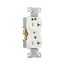 Arrow Hart Heavy-Duty Duplex Receptacle, #14-10 Awg 20A, Healthcare 125V Face, Pvc Base, 5-20R, 8300W