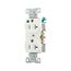 Arrow Hart Heavy-Duty Duplex Receptacle, #14-10 Awg 20A, Healthcare 125V Face, Pvc Base, 5-20R, 8300W
