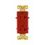 Arrow Hart Duplex Receptacle, #14-10 Awg 20A, 125V, Red, 5-20R, Duplex, Auto-Grounding, 8362RD