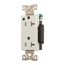 Arrow Hart Duplex Receptacle, #14-10 Awg 20A, Healthcare 125V, 5-20R, Duplex, Auto-Grounding, 8362W