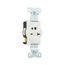 Arrow Hart Single Receptacle, #14-10 Awg 20A, Healthcare, 250V, High-Impact Nylon, 6-20R, 8410W