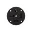 Receptacle, #14 To 10Awg 50A, Panel, 250V, Black, Nema 15-50R, 3-Pole, 4-Wire, 3-Phase, Power, 8450P
