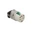 Arrow Hart Safety Grip Straight Blade Connector, #18-12 Awg 15A, 250V, Clear, 6-15R, 2-Pole, 8669