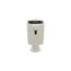 Straight Blade Connector, #12-4 Awg 15A, 125V, White Rubber, 1-15R, 2-Pole, 2-Wire, Nd, Rubber, 86W-BOX