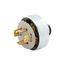 Safety Grip Locking Plug, Stand-Alone Box Packaging, 20A, 120/208V, Armored, 4-Pole, 4-Wire, 876-BOX