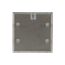 Blank Wallplate, Stainless Steel, Blank Cutout, Stainless Steel, 2- Gang, Standard, Ed Box, 93152-BOX